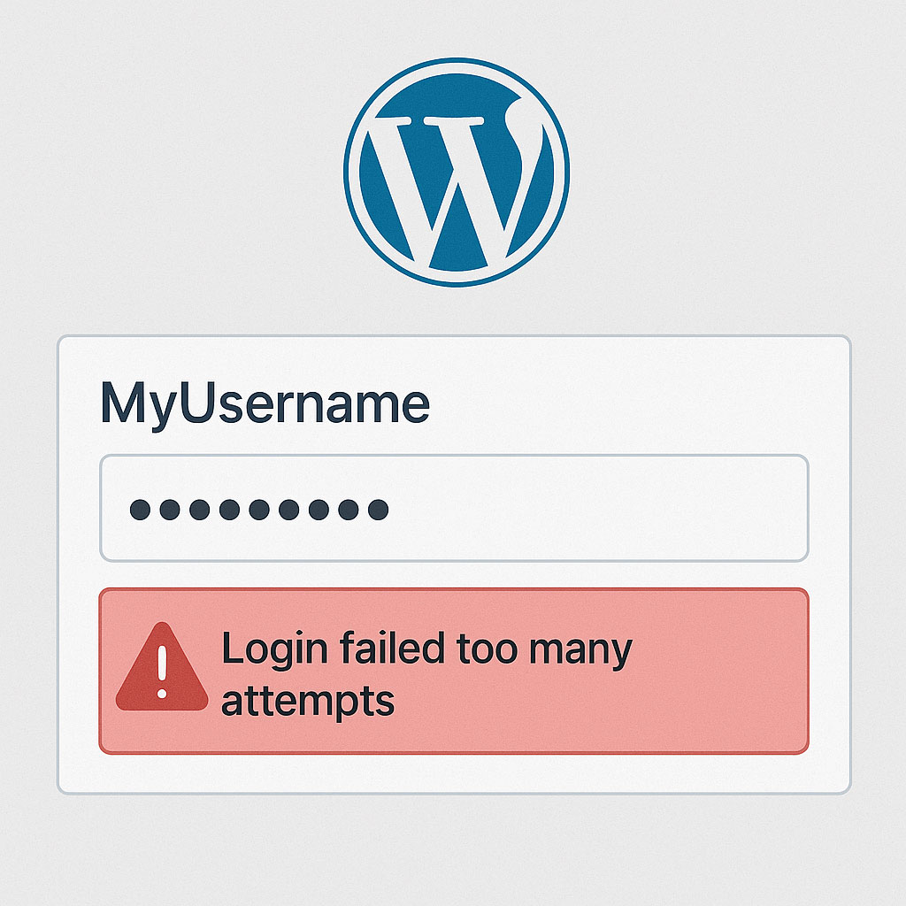 Failed login too many attempts